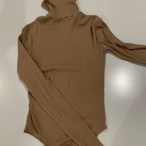 tan bodysuit , brand-H&M